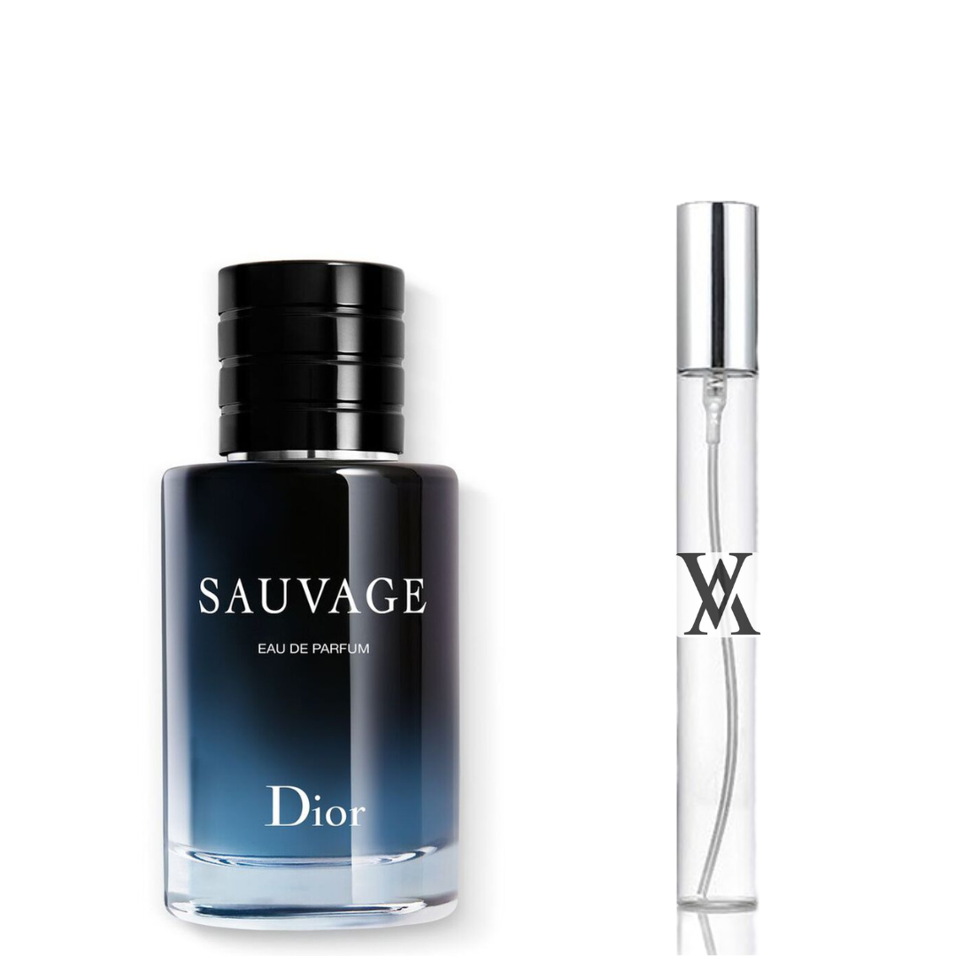 Amostra de perfume Dior Sauvage EDP - Frasco de 10ml - Fragrância de Luxo
