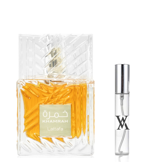 Decant de perfume Lattafa Khamrah - Formato de viagem 5ml