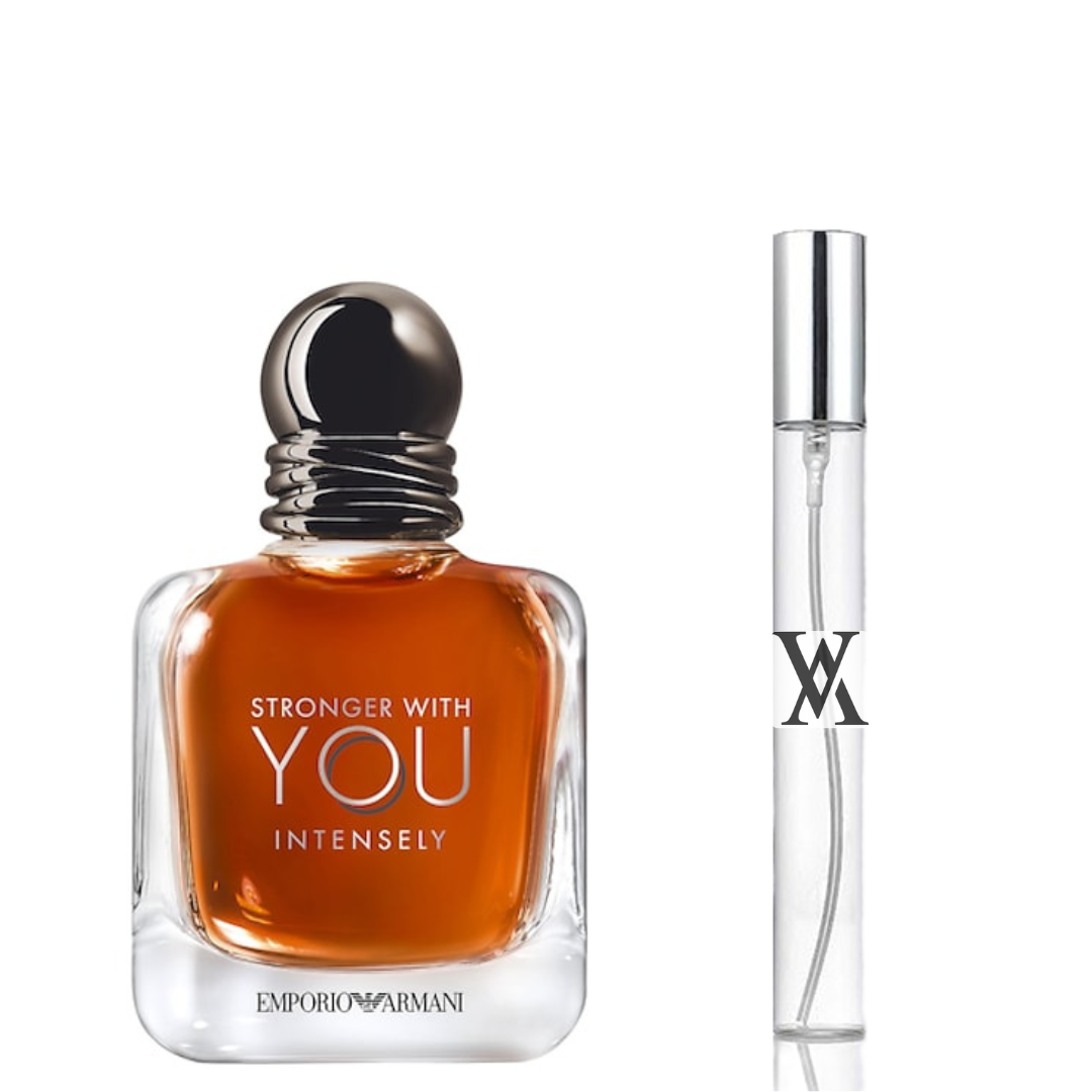 Amostra de perfume Stronger With You Intensely - Frasco de 10ml - Fragrância de Luxo